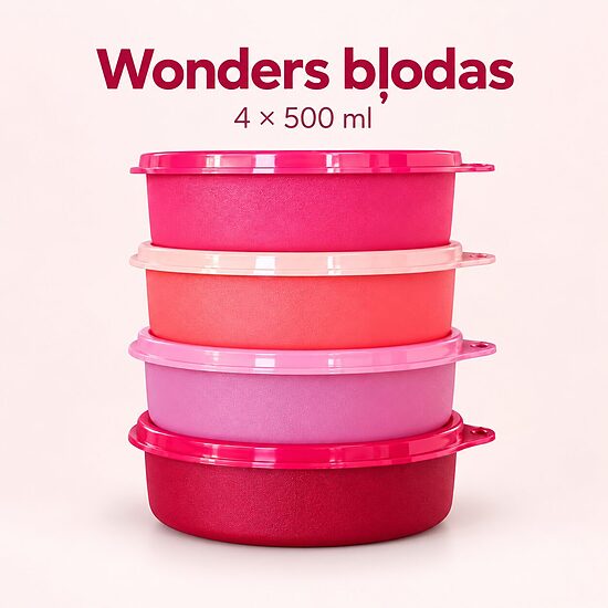 Wonders bļodas 500ml (4 gab) (-25% atlaide)